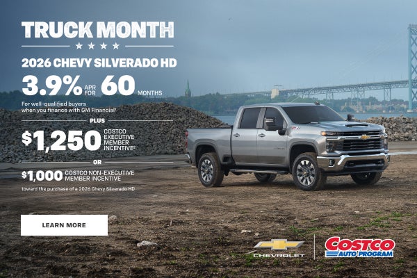 2026 Chevy Silverado HD. 3.9% APR for 60 Months For well-qualified buyers when you finance with G...